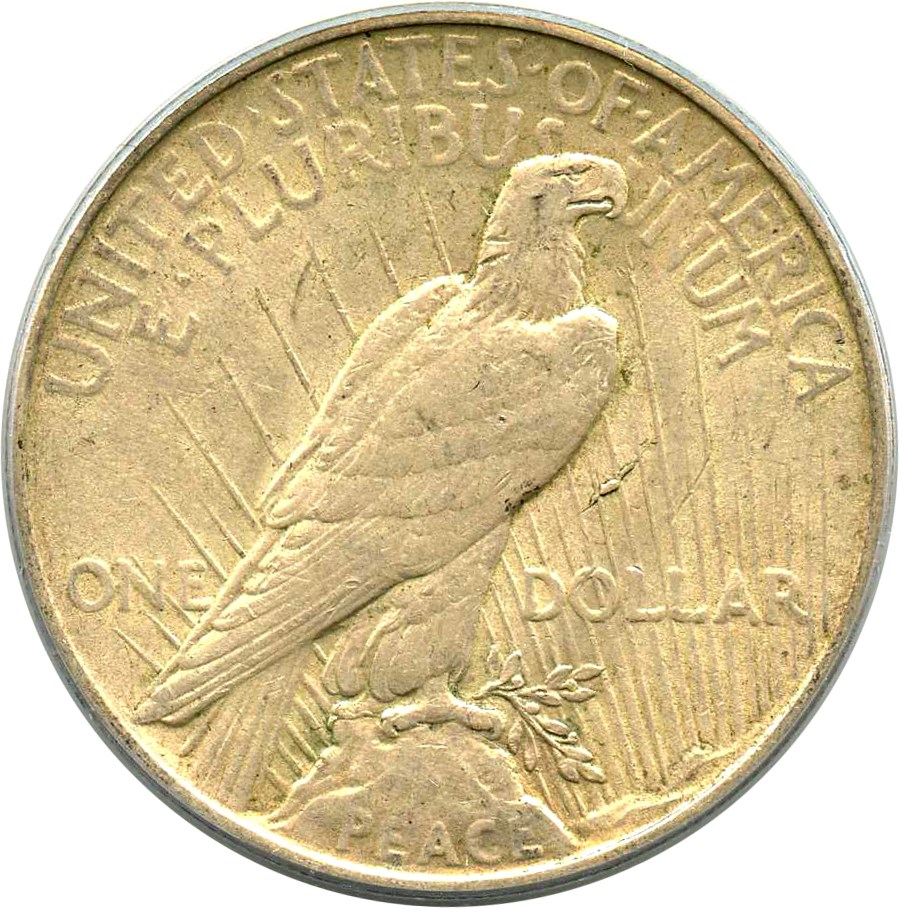 image for: Top 50 VAM: 1922 $1 PCGS AU50 (VAM-1F, Field Break)