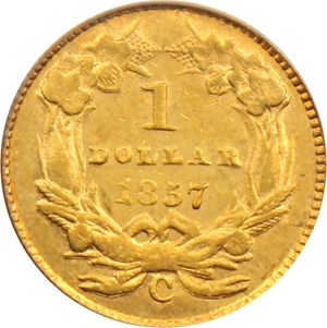 image for: 1857-C G$1 PCGS AU53