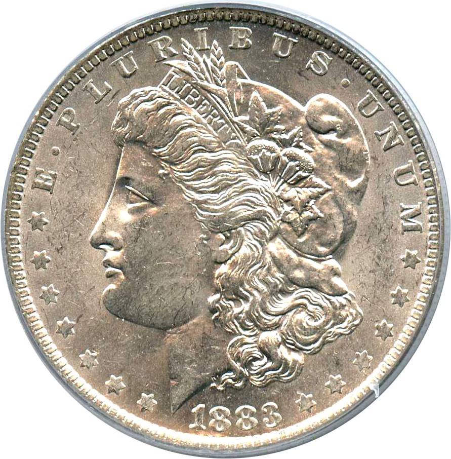 image for: Top 100 VAM: 1883-O $1 PCGS MS62 (VAM-4, O/O)