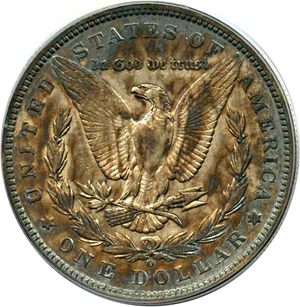 image for: Top 100 VAM: 1892-O $1 PCGS AU50 (VAM-7, Doubled Ear)