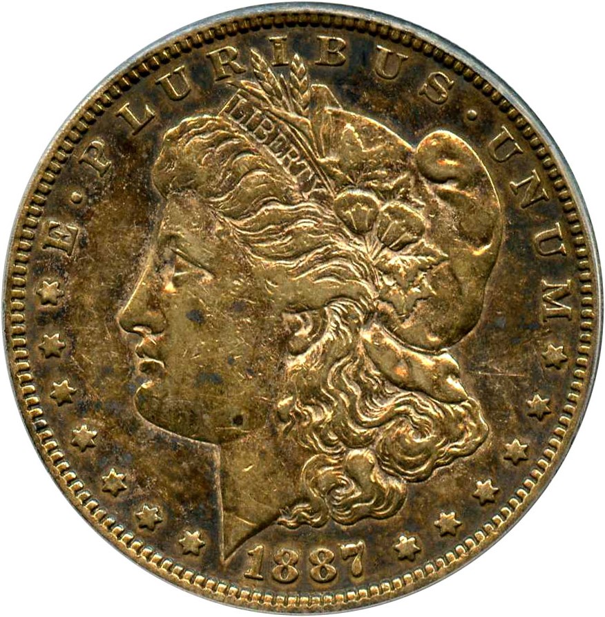 image for: Hot 50 VAM: 1887-S $1 PCGS VF35 (VAM-4, Doubled Date) 