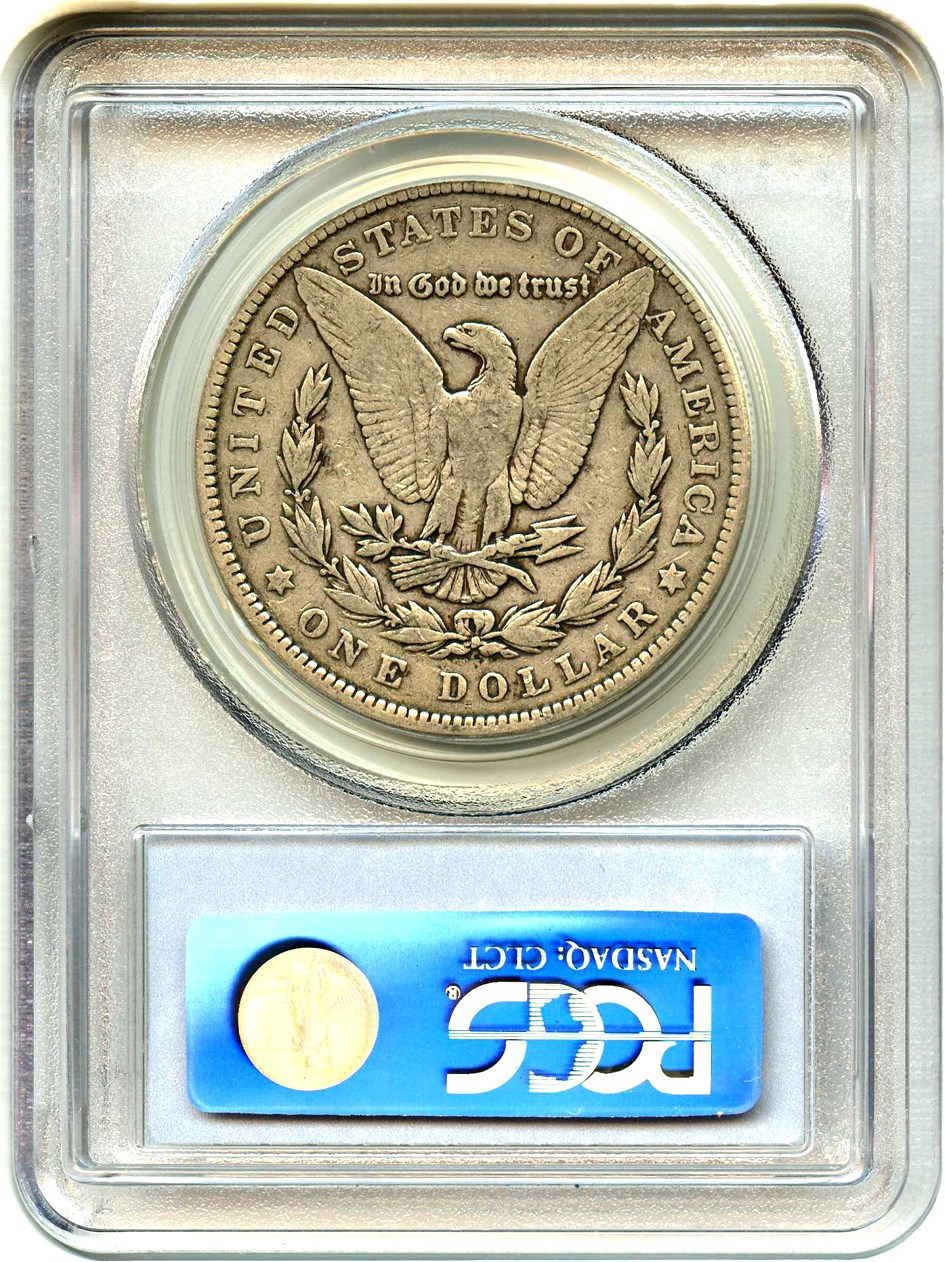 image for: Top 100 VAM: 1902 $1 PCGS VF25 (VAM-4, Doubled Ear)