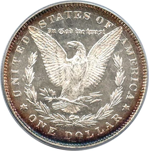 image for: Hot 50 VAM: 1878 7TF $1 PCGS MS61 (Reverse of 1878, VAM-43 Doubled Legs)