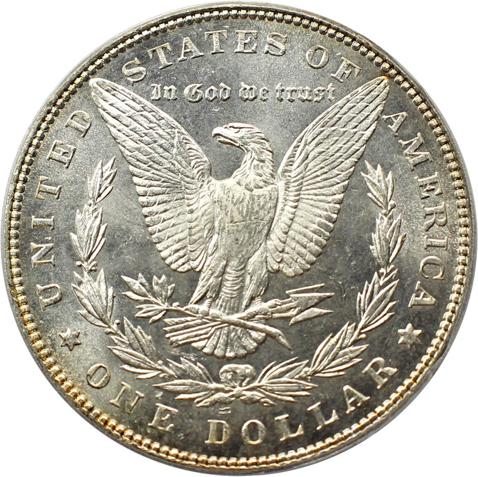 image for: Top 100 VAM: 1886 $1 PCGS MS63 (VAM-17, Doubled Arrows) 