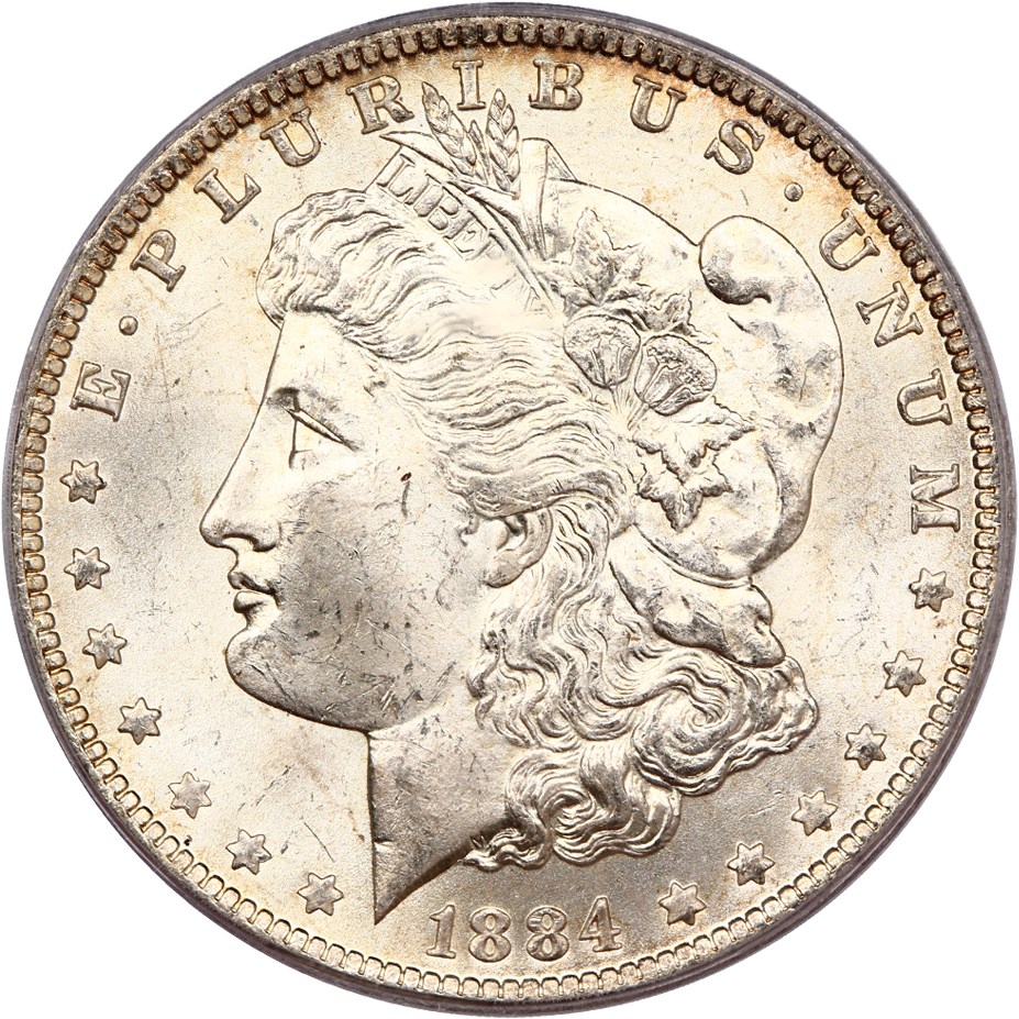 image for: Hot 50 VAM: 1884-O $1 PCGS MS64 (VAM-10, O/O) 