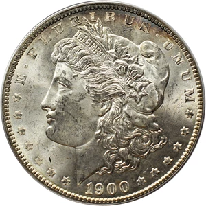 image for: Hot 50 VAM: 1900 $1 PCGS MS63 (VAM-18, Two Olive Rev)