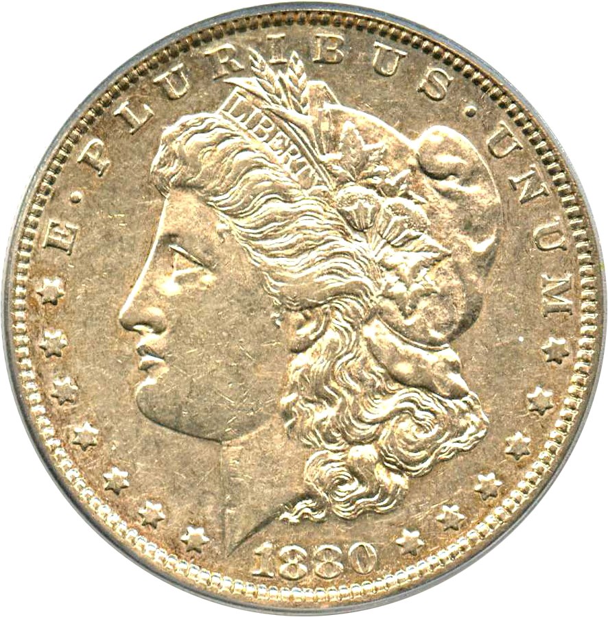 image for: Top 100 VAM: 1880-O $1 PCGS XF45 (VAM-6A, 8/7 Ear)