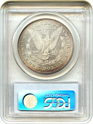 image for: 1878 7TF $1 PCGS AU58 (Reverse of 1878, VAM-79, Fill in 8s)