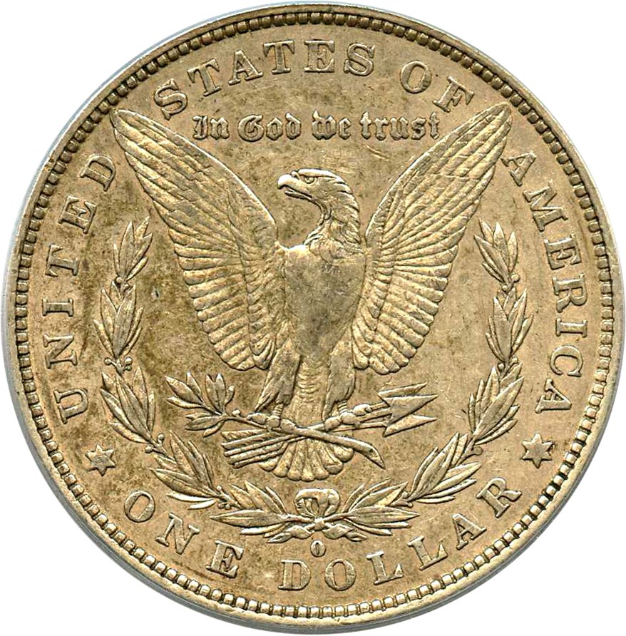 image for: Top 100 VAM: 1880-O $1 PCGS XF45 (VAM-43, Doubled Ear)