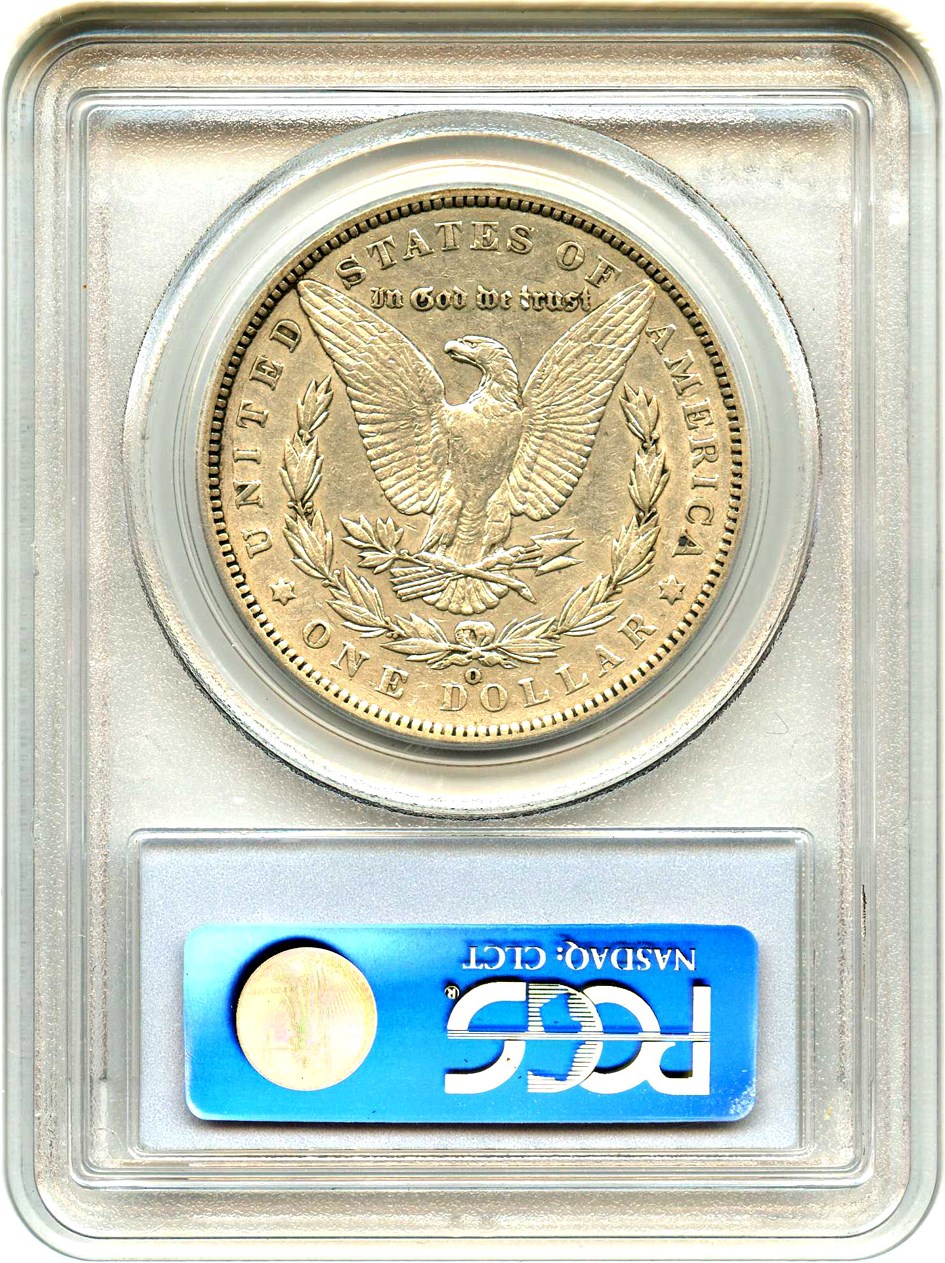 image for: 1900-O $1 PCGS AU50 (VAM-8A, O/CC, Top 100) 