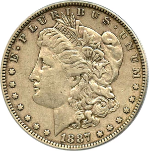 image for: Top 100 VAM: 1887-O $1 PCGS XF40 (VAM-2, Double 1 Triple 7)