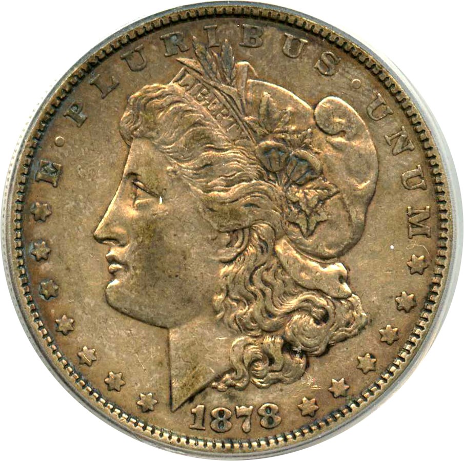 image for: Top 100 VAM: 1878 7TF $1 PCGS XF45 (Reverse of 1878, VAM-115, Trpl Blos) 