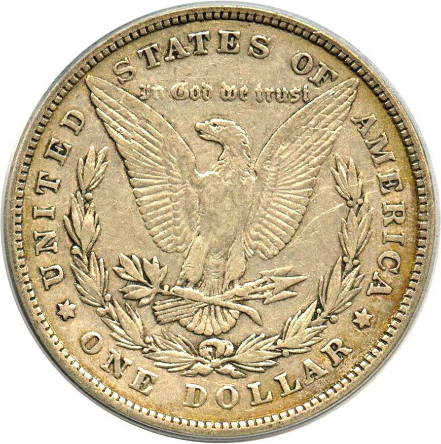 image for: Hot 50 VAM: 1878 8TF $1 PCGS VF30 (VAM-14.5, Open Nostril)