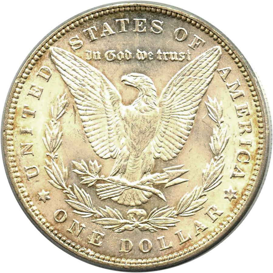 image for: Hot 50 VAM: 1885 $1 PCGS MS63 (VAM-1A, Pitted Reverse)