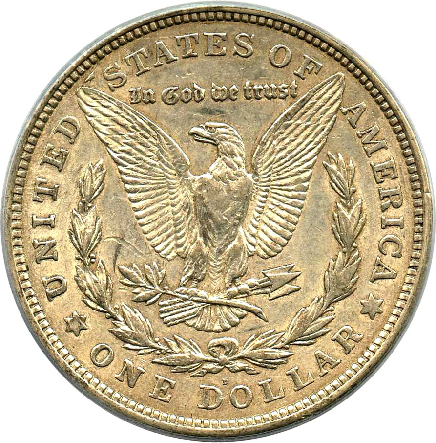 image for: 1921-D $1 PCGS XF45 (VAM-3A, Wing Dot) 