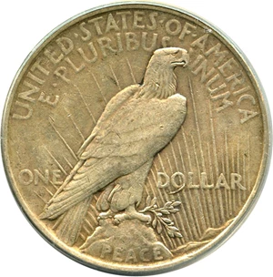 image for: Top 50 VAM: 1923 $1 PCGS XF40 (VAM-1C, Tail on O)