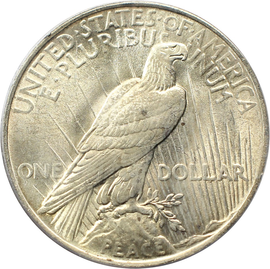 image for: Top 50 VAM: 1923 $1 PCGS MS61 (VAM-1F, Chin Bar) 