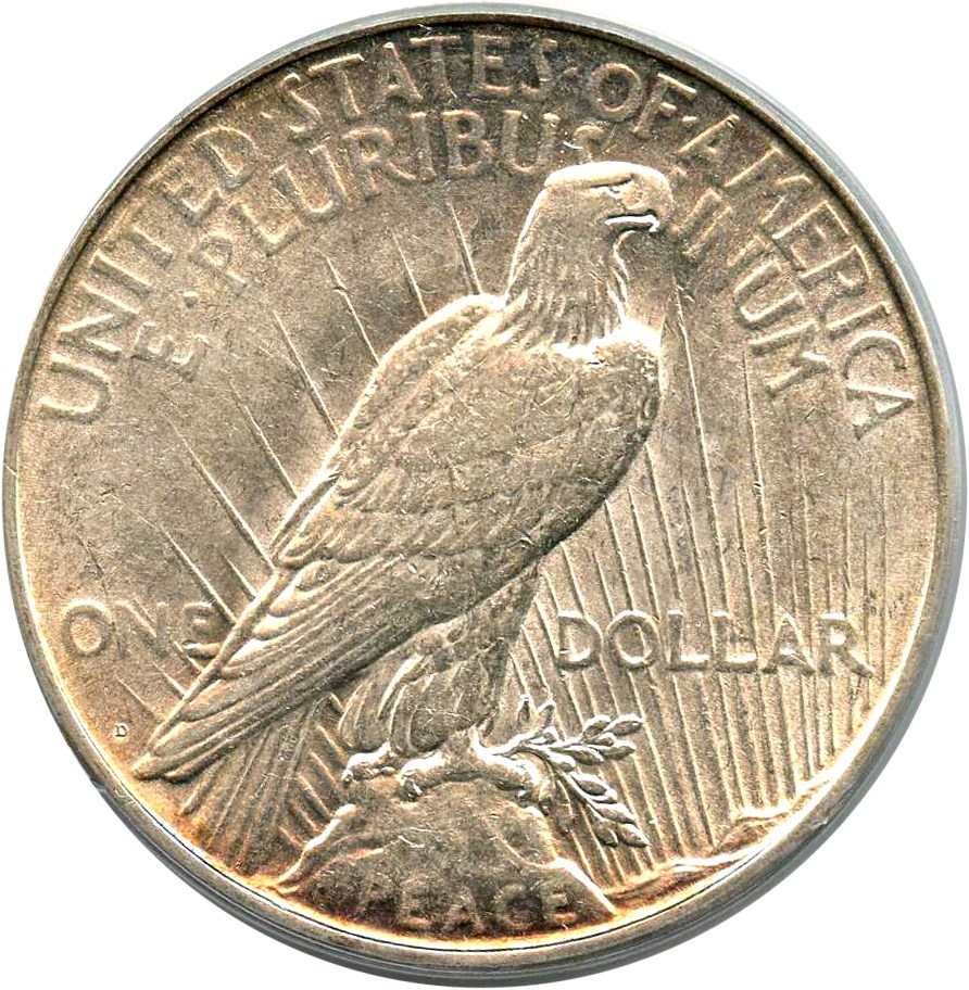 image for: Top 50 VAM: 1922-D $1 PCGS AU53 (VAM-7, Tripled Reverse) 