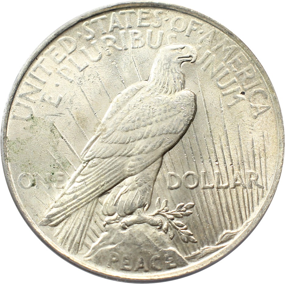 image for: Top 50 VAM: 1922 $1 PCGS MS62 (VAM-7, Doubled Wing)