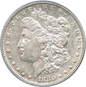image for: Top 100 VAM: 1880-O $1 PCGS XF45 (VAM-48, Hangnail)