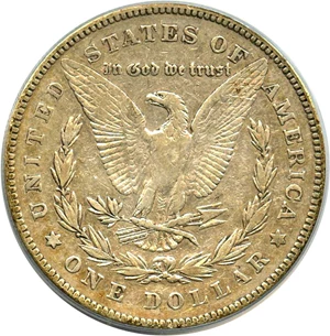 image for: Top 100 VAM: 1878 7TF $1 PCGS VF35 (Reverse of 1878, VAM-45, Dbl Talons)