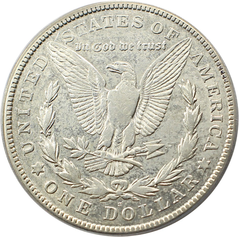 image for: 1921-S $1 PCGS XF45 (VAM-1B, Thorn Head)