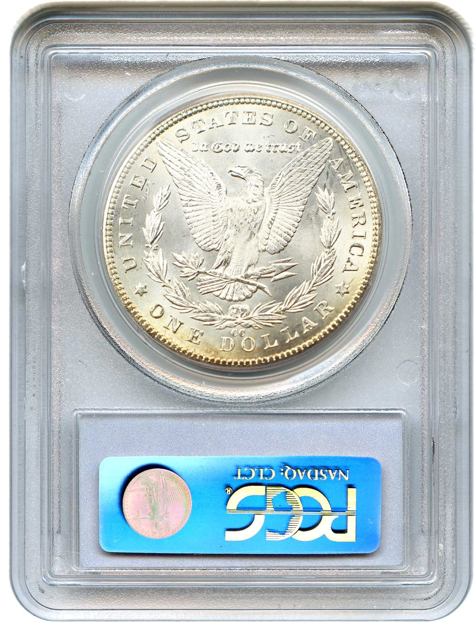 image for: Hot 50 VAM: 1885-CC $1 PCGS MS63 (VAM-4, Doubled Dash) 