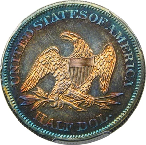 image for: 1861 50c PCGS Proof 64