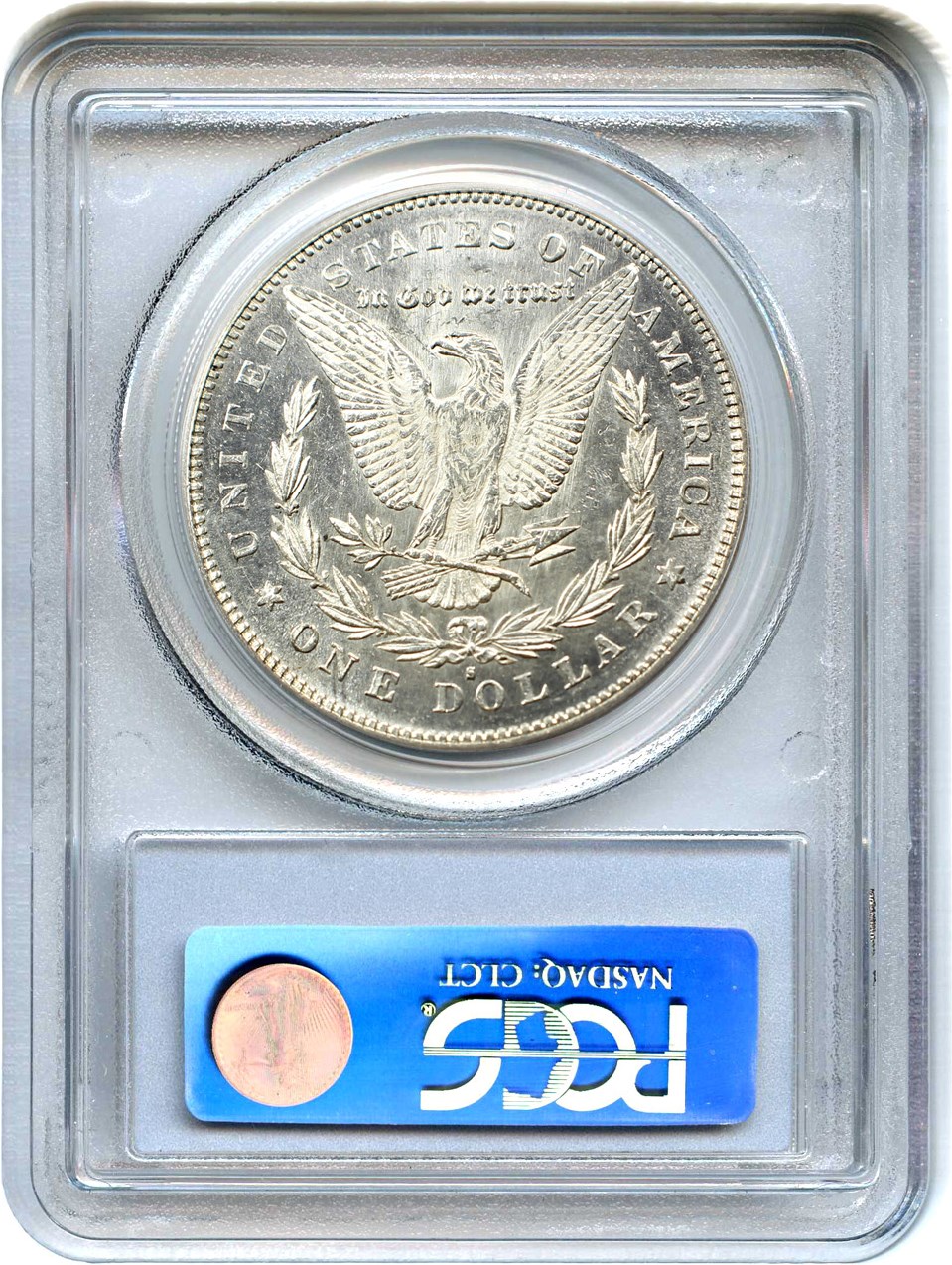image for: Top 100 VAM: 1879-S $1 PCGS MS60 (VAM-43, Reverse of 1878) 