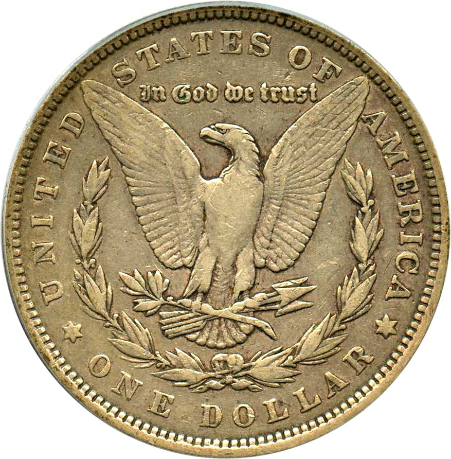 image for: Top 100 VAM: 1880 $1 PCGS VF30 (VAM-1A, Knobbed 8) 