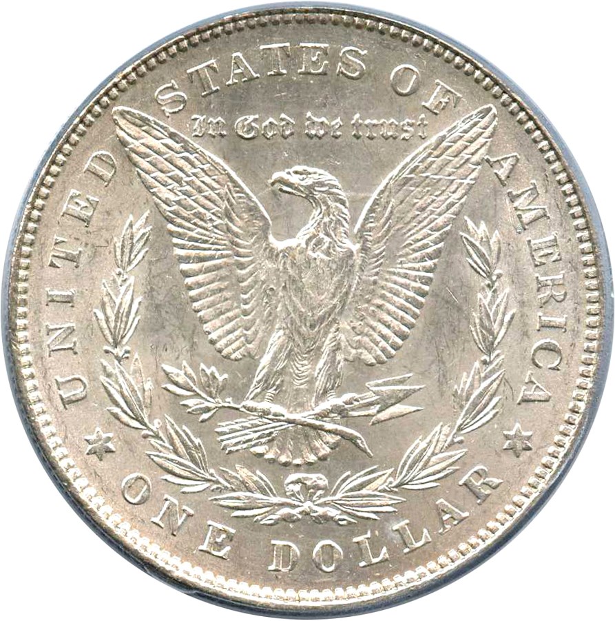 image for: 1878 7TF $1 PCGS AU58 (Reverse of 1878, VAM-84, Line Under 8) 