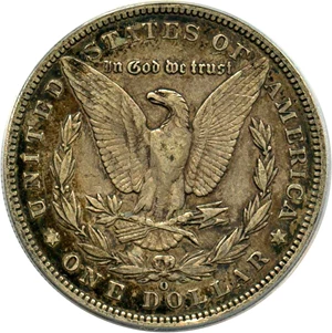 image for: 1890-O $1 PCGS VF35 (VAM-20, Doubled Ear)