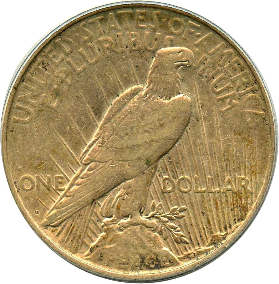 image for: Top 50 VAM: 1922-D $1 PCGS XF45 (VAM-3, Doubled Leaves) 