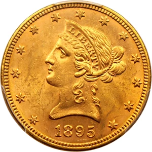 image for: 1895 $10 PCGS MS63