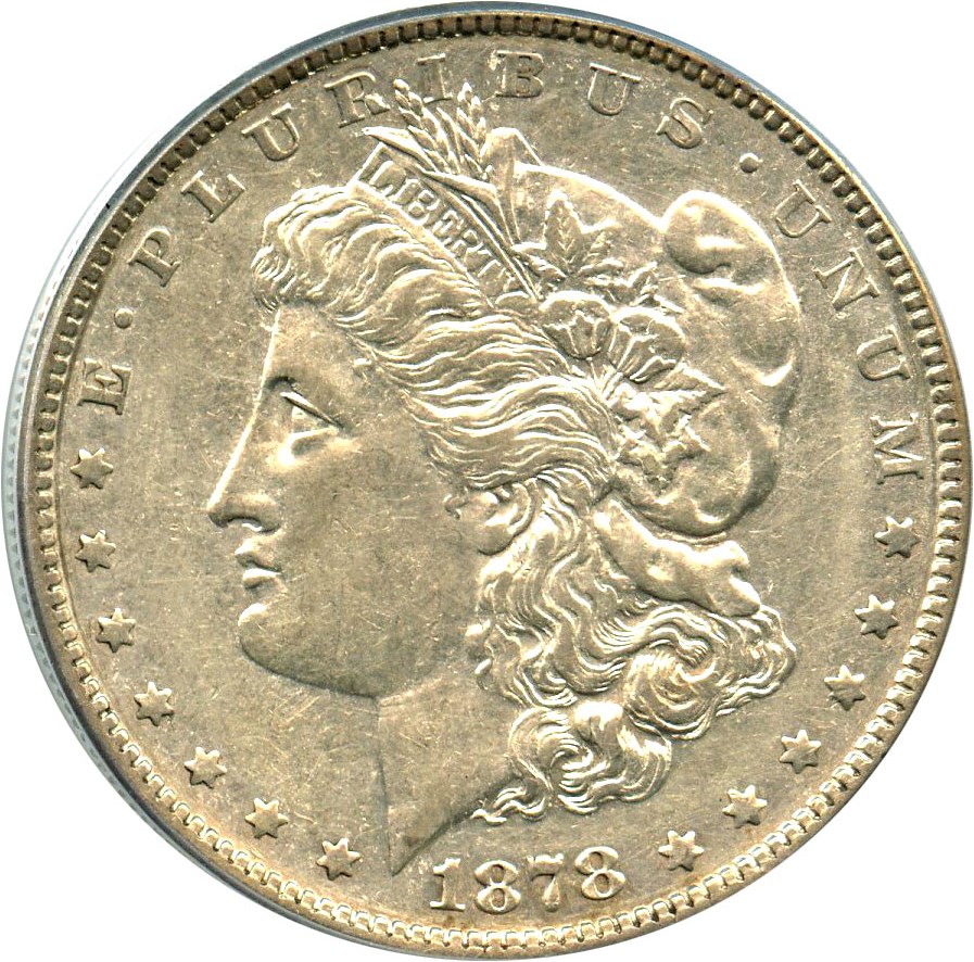 image for: Top 100 VAM: 1878 7/8TF $1 PCGS XF40 (Strong, VAM-41, 7/7)