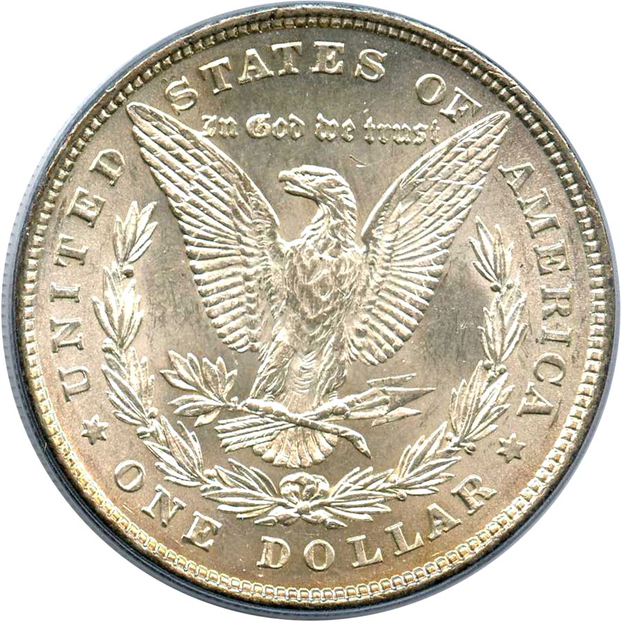 image for: 1878 8TF $1 PCGS AU58 (VAM-4, Denticle Chip)