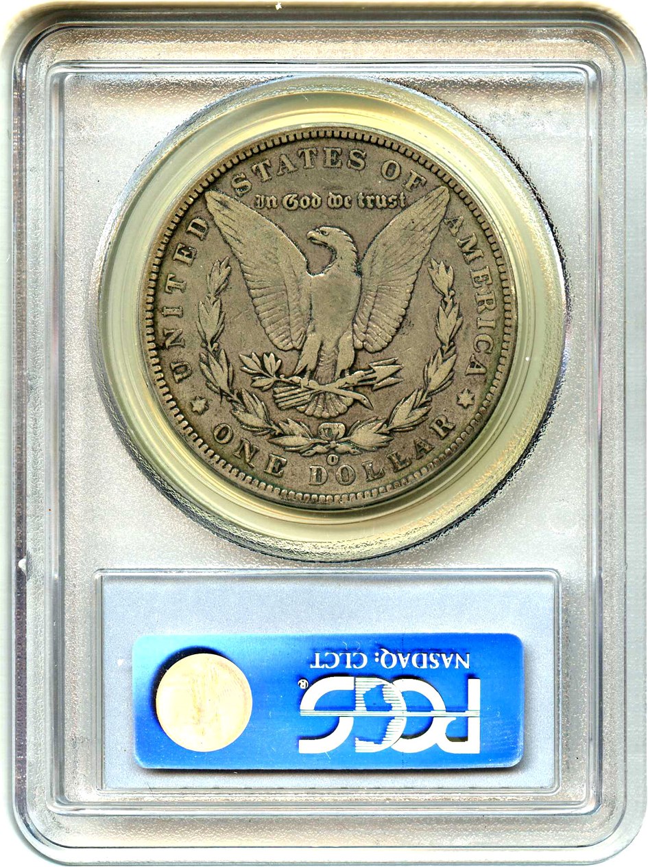 image for: Top 100 VAM: 1900-O $1 PCGS F12 (VAM-9, O/CC) 