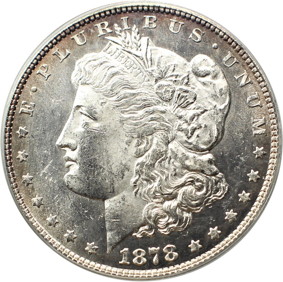 image for: Top 100 VAM: 1878 8TF $1 PCGS MS61 PL (VAM-23, Crazy Lips) 