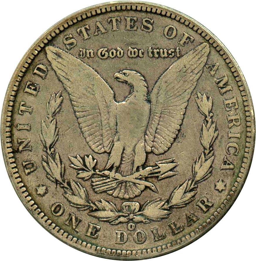 image for: Top 100 VAM: 1900-O $1 PCGS F12 (VAM-9, O/CC) 