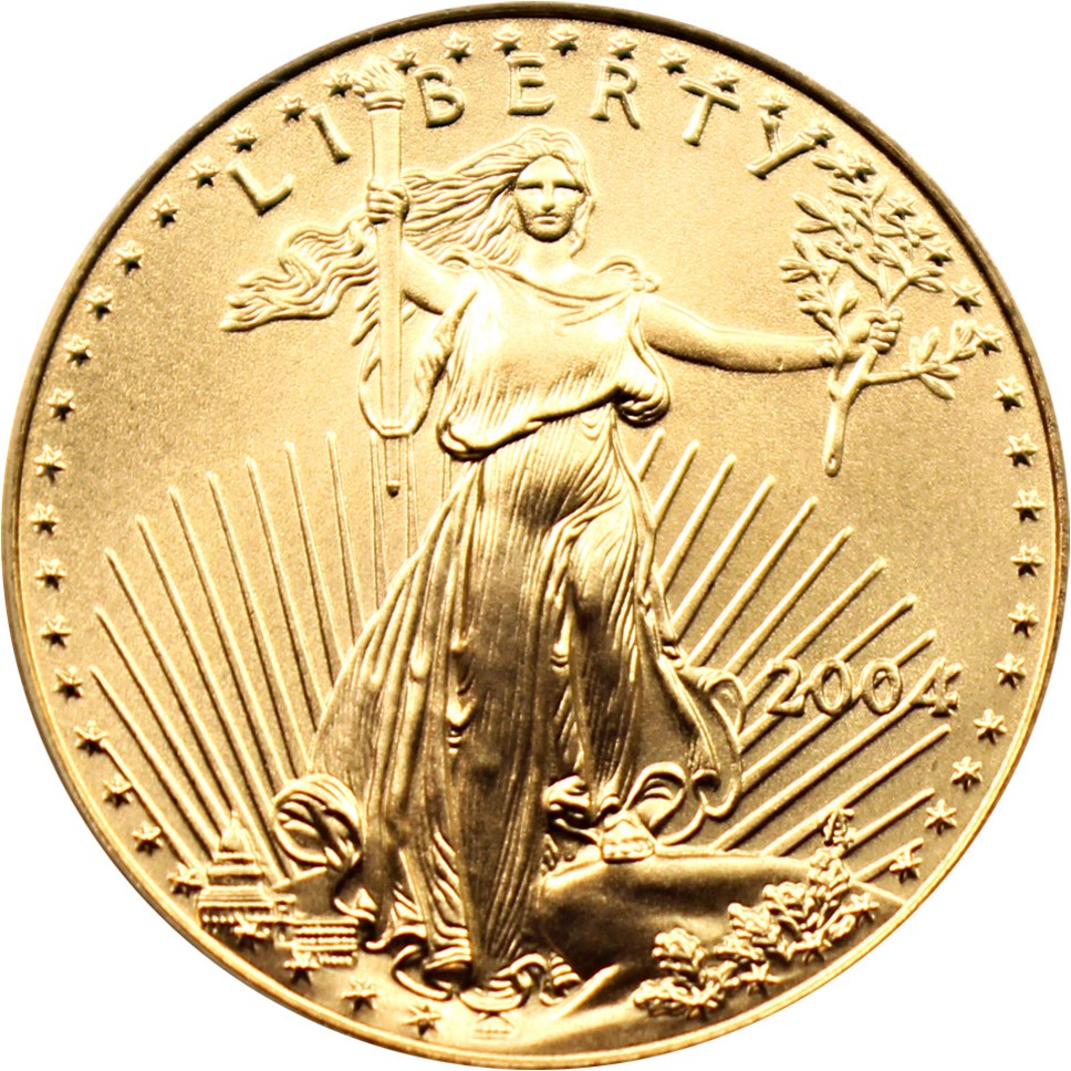 image for: 2004 Gold Eagle $25 PCGS MS69