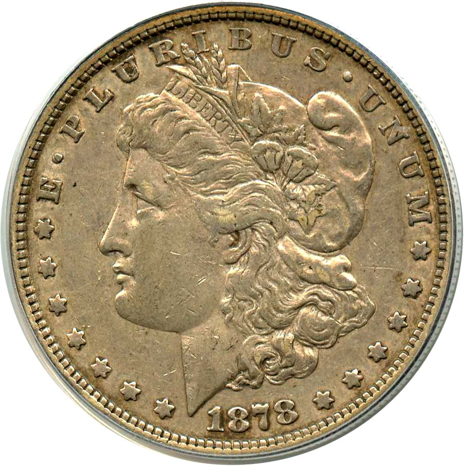 image for: 1878 8TF $1 PCGS XF40 (VAM-7, Tripled E) 