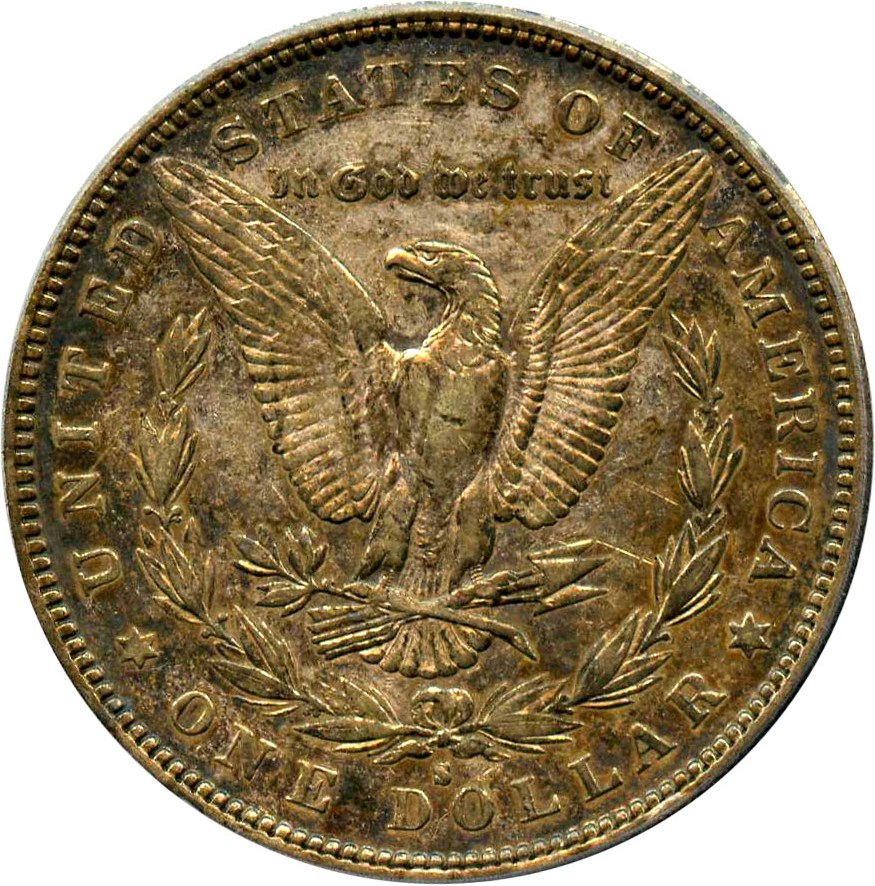 image for: Hot 50 VAM: 1887-S $1 PCGS VF35 (VAM-4, Doubled Date) 