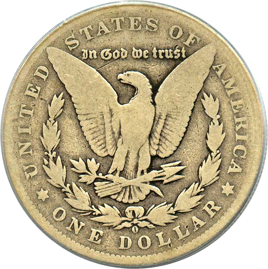 image for: Top 100 VAM: 1888-O $1 PCGS Good-04 (VAM-24, Oval O) 