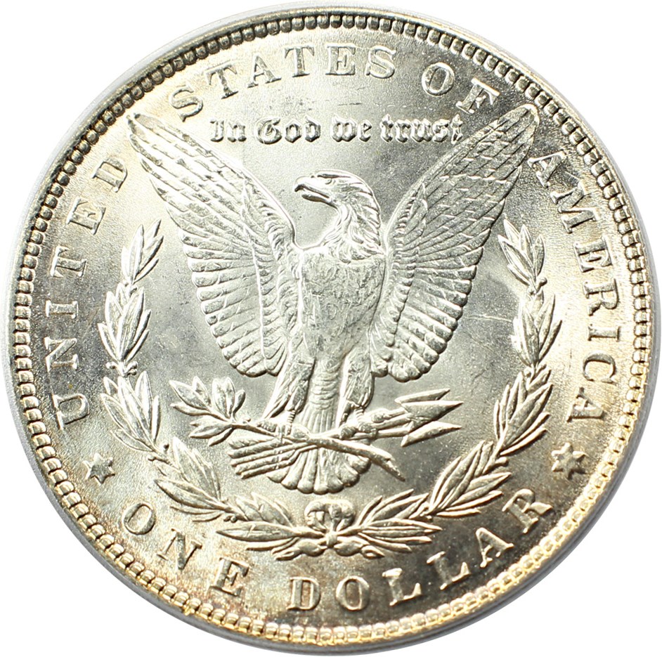 image for: 1888 $1 PCGS MS63 (VAM-4, Doubled Reverse)