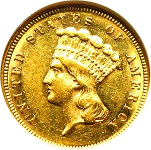 image for: 1882 $3 NGC MS61