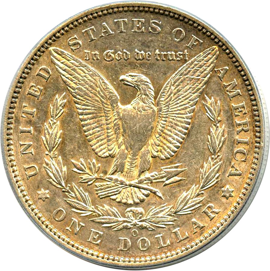 image for: 1896-O $1 PCGS XF45 (VAM-19, Doubled Date) 