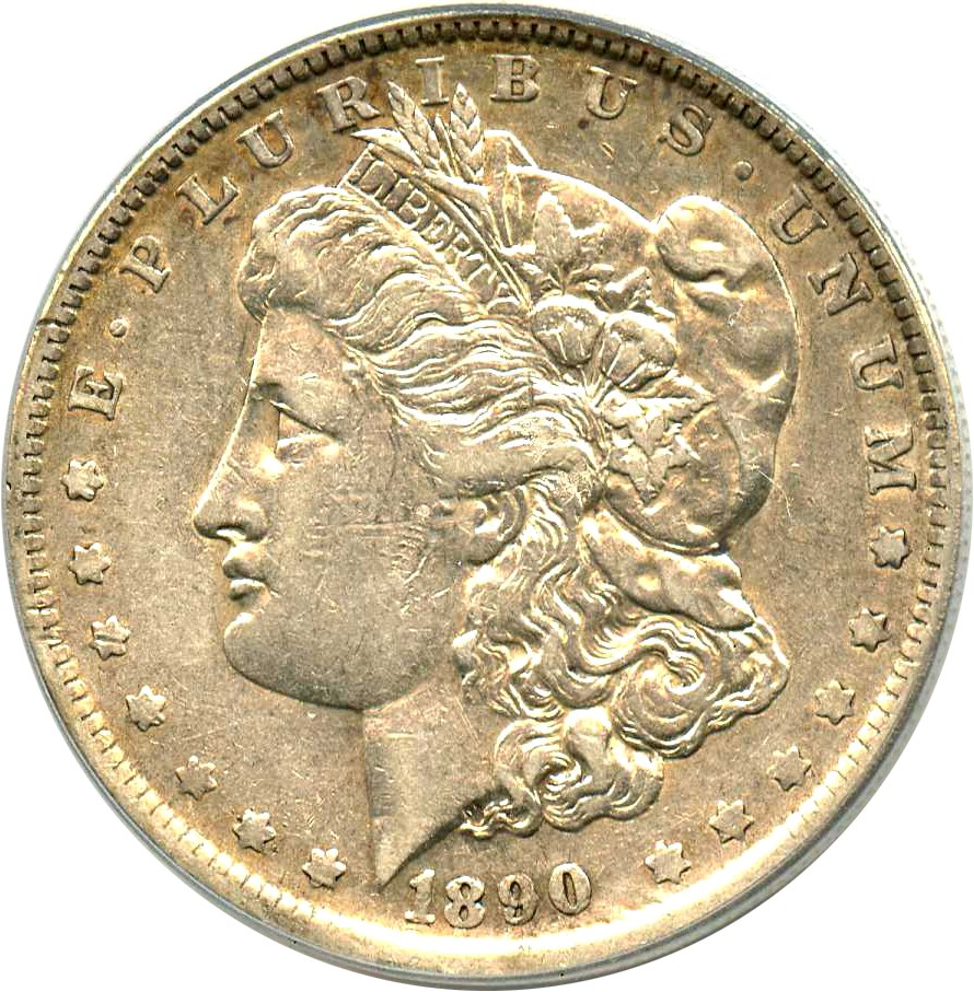 image for: Hot 50 VAM: 1890-O $1 PCGS XF45 (VAM-10, Comet Variety)