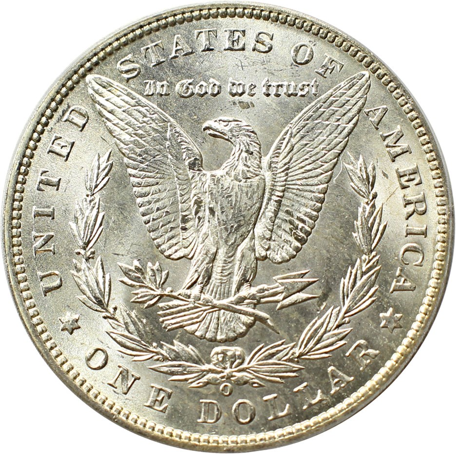 image for: Top 100 VAM: 1900-O $1 PCGS MS64 (VAM-15, Doubled Stars) 
