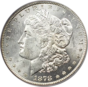 image for: 1878 8TF $1 PCGS MS63 (VAM-21, Broken R&B)