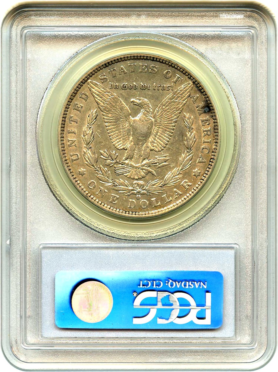 image for: Top 100 VAM: 1900-O $1 PCGS AU50 (VAM-10, O/CC) 